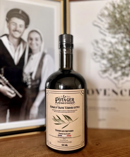 Bouteille d'huile Olive